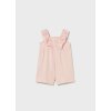 Kraťasový overal s jemným čipkovým zdobením Mayoral - 2601827027