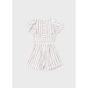 Pruhovaný set - blúzka a sukňa Mayoral - 2603949024