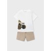 Set - tričko s potlačou a kraťasy Mayoral - 2603605041