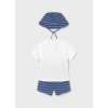 Set - tričko s potlačou, kraťasy a klobúk  Mayoral - 2601666035