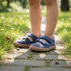 Protetika - barefoot polootvorené topánky TAFI denim