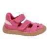 Protetika - barefoot polootvorené topánky DIZY fuxia