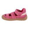 Protetika - barefoot polootvorené topánky DIZY fuxia