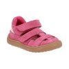 Protetika - barefoot polootvorené topánky DIZY fuxia