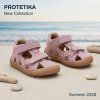 Protetika - barefoot polootvorené topánky HANA purple
