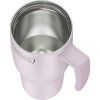 Thermos Refreshing - termohrnček s madlom a slamkou - matná levanduľová