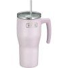 Thermos Refreshing - termohrnček s madlom a slamkou - matná levanduľová