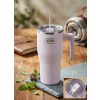 Thermos Refreshing - termohrnček s madlom a slamkou - matná levanduľová