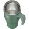 Thermos Refreshing - termohrnček s madlom a slamkou - matná zelená