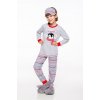 Dievčenské pyžamo TARO Ada 434 sivá
