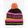 Dievčenská čiapka s brmbolcom Color Kids - ružová