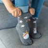 Detské protišmykové ponožky  WOLA w44.36 - sivá