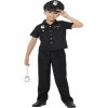 Detský kostým Policajt čierny L na 10-12 rokov