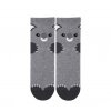 Vzorované ponožky WOLA w84.01p-707 sivá