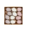 Plastové vajíčka na zavesenie 12 ks