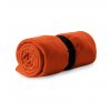 Fleecová deka ADLER Blanky P94 - oranžová
