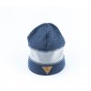 Chapčenská pruhovaná čiapka Lets go MZ-3461 modrá