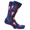 Veselé ponožky vianočné WOLA w94.155 vz.867 - Santa Claus
