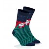 Vzorované vianočné ponožky WOLA w94.155 vz.830 - Merry Christmas