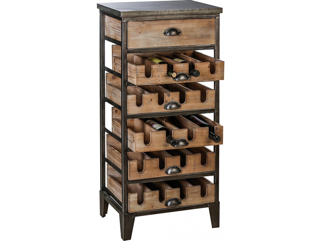 Retro stojan na víno