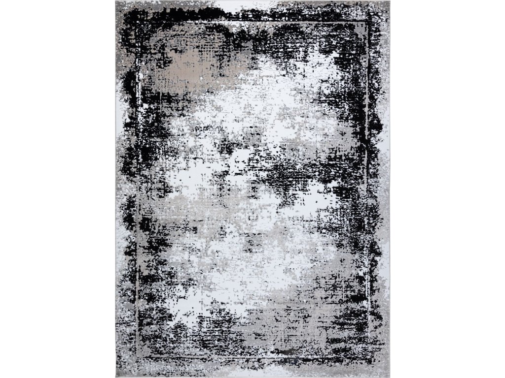 Kusový koberec Gloss 8493 78 Vintage grey/black