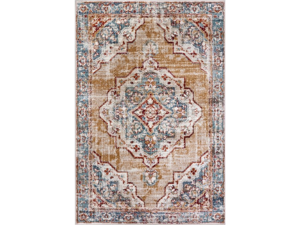 Kusový koberec Luxor 105645 Strozzi Red Multicolor (Rozměry koberců 57x90)