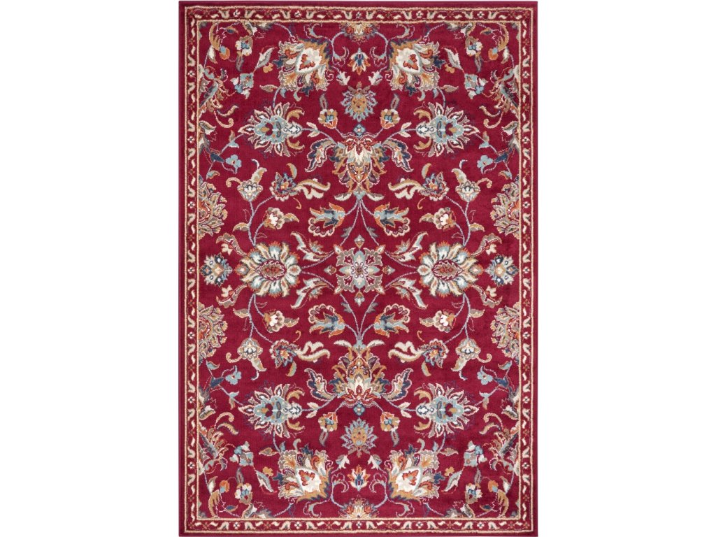 Kusový koberec Luxor 105633 Caracci Red Multicolor (Rozměry koberců 57x90)