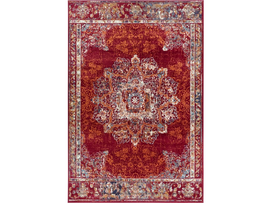 Kusový koberec Luxor 105638 Maderno Red Multicolor (Rozměry koberců 57x90)