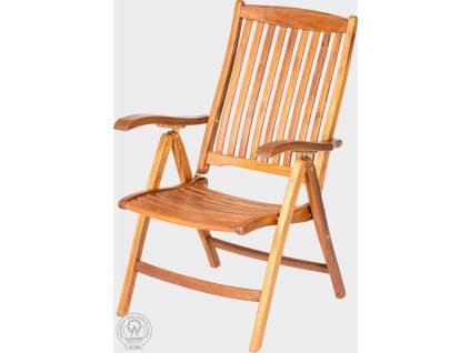 Masivní dřevěná židle na zahradu Luren