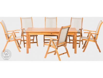 GIOVANNI SET III - sestava z teaku Oksana