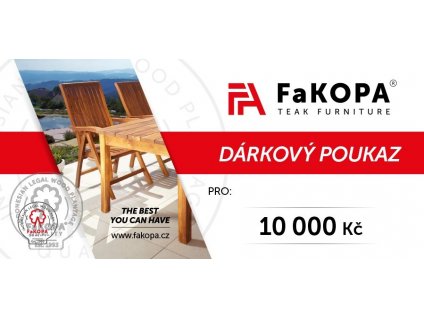 Dárkový poukaz 10000 Kč Helena