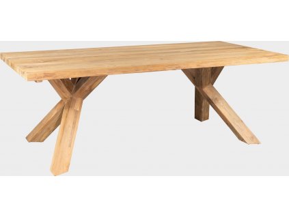 Masivní dřevěný stůl z recyklovaného teaku Vanesa