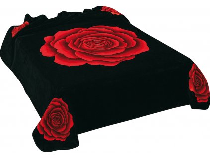 Španělská deka 234 - černá, 220x240 cm