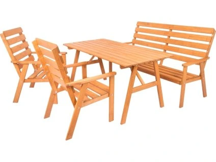 SYLVA zahradní souprava dřevěná