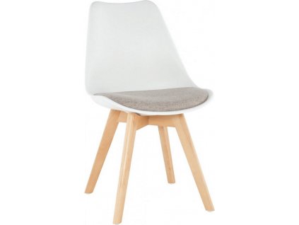 Moderní bílá židle do kuchyně