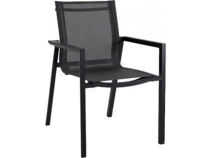 Záhradná stolička DELIA - Čierna