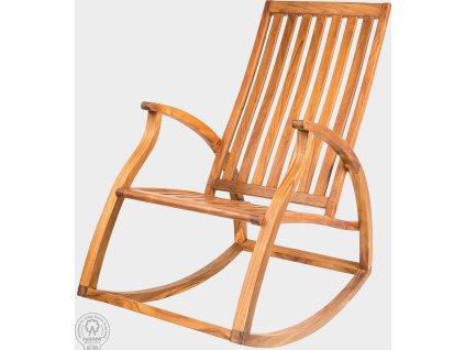 Houpací křeslo dřevěné teak Violeta