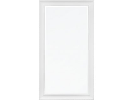 Dřevěné zrcadlo bílé 115879