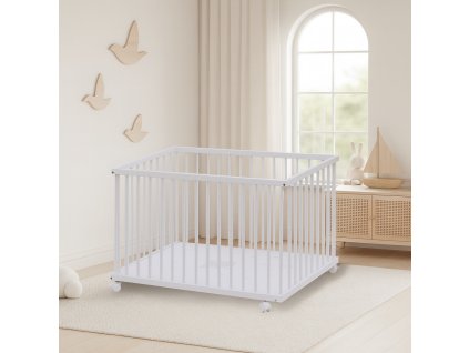 6713 ohradka pro deti scarlett honzik bila borovice 98 x 78 cm