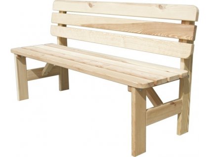 VIKING zahradní lavice dřevěná PŘÍRODNÍ - 200 cm