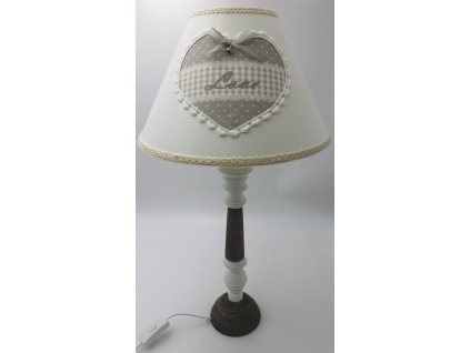 Lampa dřevěná Love HH0056