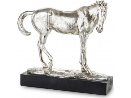 Soška kůň stříbrný 139429