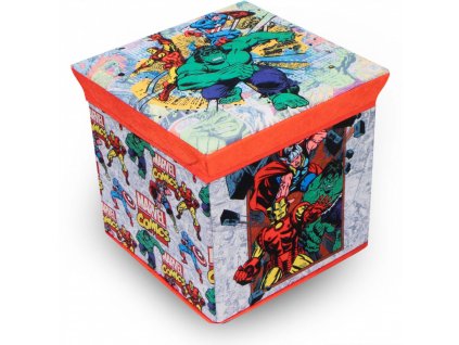 Úložný box na hračky Avengers s víkem
