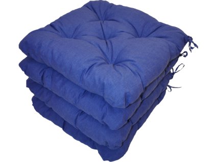 Sedák UNI Maxi barva tmavě modrý melír - set 4 kusy