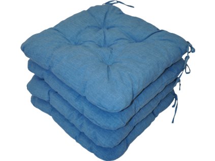 Sedák UNI Maxi barva tyrkysový melír - set 4 kusy