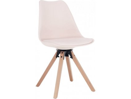 Stylová otočná židle, perlová, ETOSA