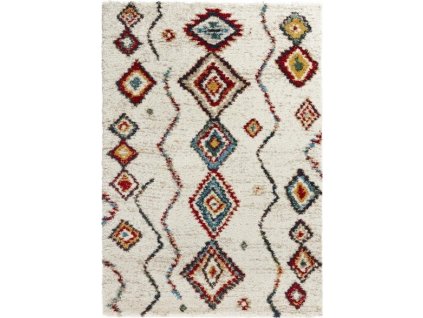 Kusový koberec Nomadic 102693 Geometric Creme (Rozměry koberců 80x150)