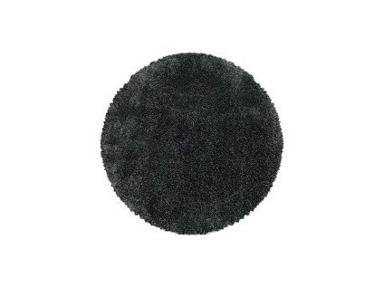 Kusový koberec Fluffy Shaggy 3500 grey kruh (Rozměry koberců 80x80 (průměr) kruh)