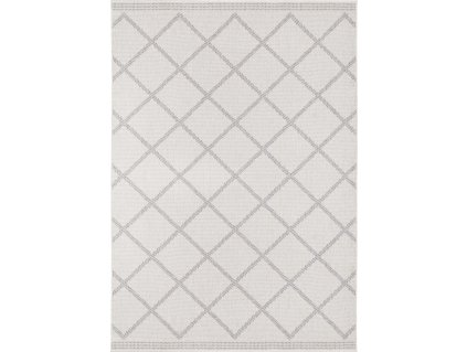 Kusový koberec Twin Supreme 103760 Corsica Grey/Cream – na ven i na doma (Rozměry koberců 80x150)