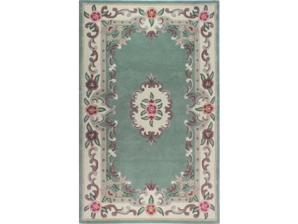 Ručně všívaný kusový koberec Lotus premium Green (Rozměry koberců 60x120)